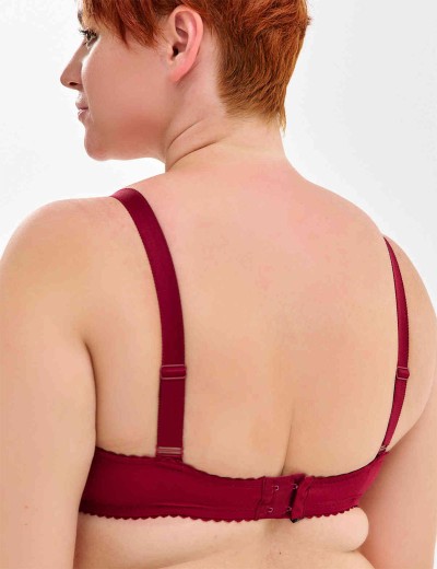 Бюстгальтер балконет Elli 7055 румба, Цвет: румба, Размеры: 85F, изображение 2