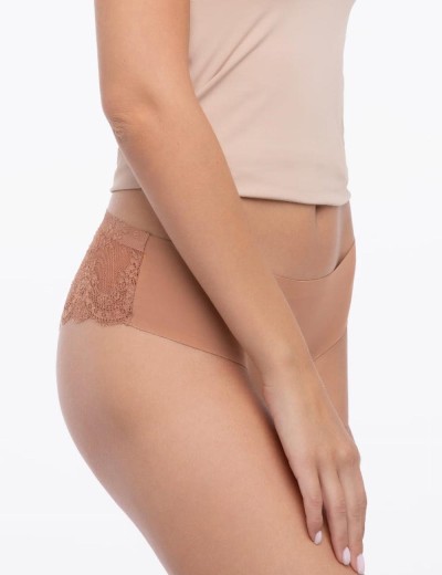 Трусы бразилиана Julimex TANGA-3 карамель, Цвет: карамель, Размеры: XL, изображение 2