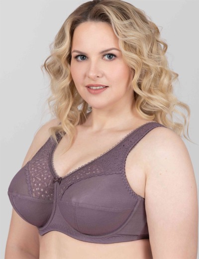 Бюстгальтер мягкий Lauma COTTON CLASSIC L02150 серо-коричневый, Цвет: серо-коричневый, Размеры: 80F, изображение 5