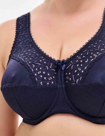 Бюстгальтер мягкий Lauma COTTON CLASSIC L02131 / L02150 ночная тень, Цвет: ночная тень, Размеры: 80F, изображение 8