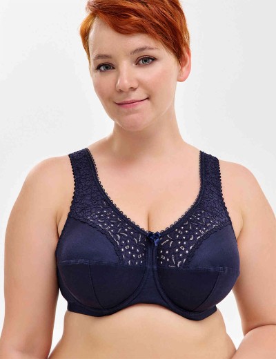 Бюстгальтер мягкий Lauma COTTON CLASSIC L02131 / L02150 ночная тень, Цвет: ночная тень, Размеры: 80F, изображение 6