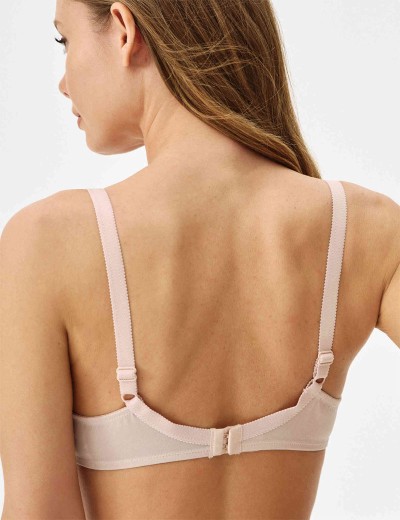 Бюстгальтер мягкая чашка Misstyle 2511 серебристый пион, Цвет: серебристый пион, Размеры: 75E, изображение 2