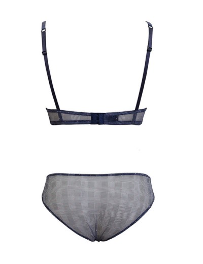 Женский комплект мягкая чашка+слипы Sielei COLLEGE 7220+7225 blu, Цвет: blu (синий), Размеры: 75C, изображение 4