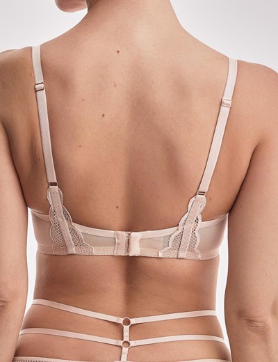 Бюстгальтер балконет пуш-ап Alles CHITA P-UP бежевый, Цвет: бежевый, Размеры: 65F, изображение 2