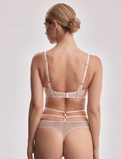Бюстгальтер балконет пуш-ап Alles CHITA P-UP бежевый, Цвет: бежевый, Размеры: 65F, изображение 5