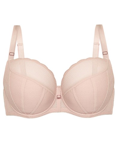 Бюстгальтер полумягкий Alles CHITA PU бежевый, Цвет: бежевый, Размеры: 100E, изображение 6