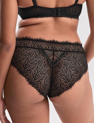 Кружевные трусы слипы Alles ZARINA black, Цвет: черный, Размеры: S, изображение 2