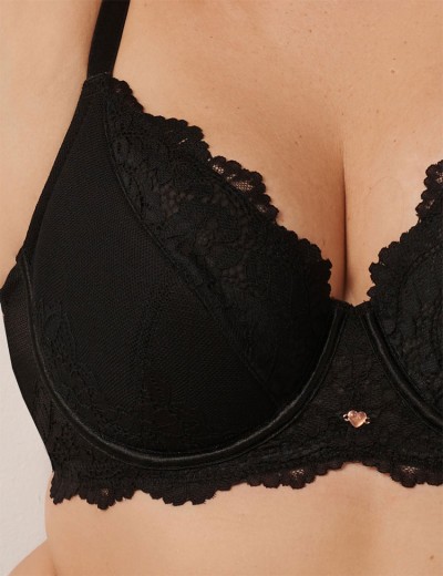 Полумягкий бюстгальтер Esotiq 39509 SWEETHEART черный, Цвет: черный, Размеры: 75D, изображение 5