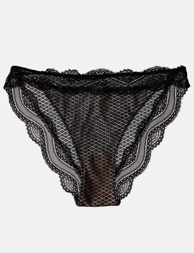 Трусики танга Esotiq BLESSY 40593, Цвет: черный+беж, Размеры: M, изображение 5