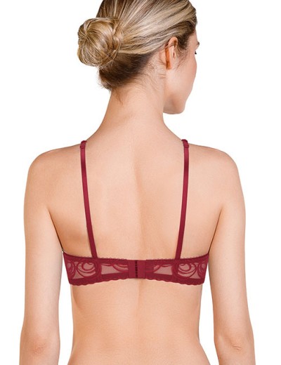 Бралетт с формованной чашкой Mioocchi NICOLE 7774 rosso, Цвет: rosso (красный), Размеры: 75E, изображение 2