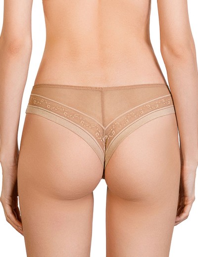 Трусы бразилиана Mioocchi MONA 7860 sabbia, Цвет: sabbia (песочный), Размеры: XL, изображение 2