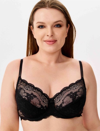 Бюстгальтер мягкий VOVA SNEJANNA V69606 черный, Цвет: черный, Размеры: 75D, изображение 6