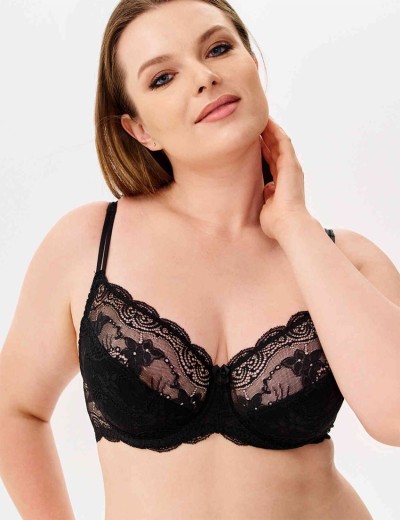 Бюстгальтер мягкий VOVA SNEJANNA V69606 черный, Цвет: черный, Размеры: 75D, изображение 8