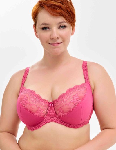 Бюстгальтер полумягкий VOVA SNEJANNA B54023 кармин, Цвет: кармин, Размеры: 75C, изображение 7