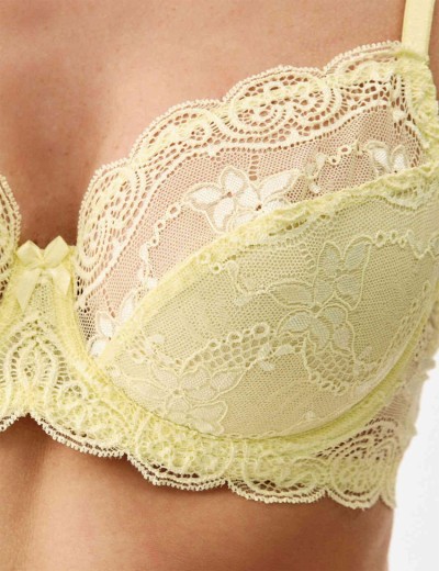 Бюстгальтер мягкий VOVA SNEJANNA V69606 лимонное мороженое, Цвет: лимонное мороженое, Размеры: 80E, изображение 4