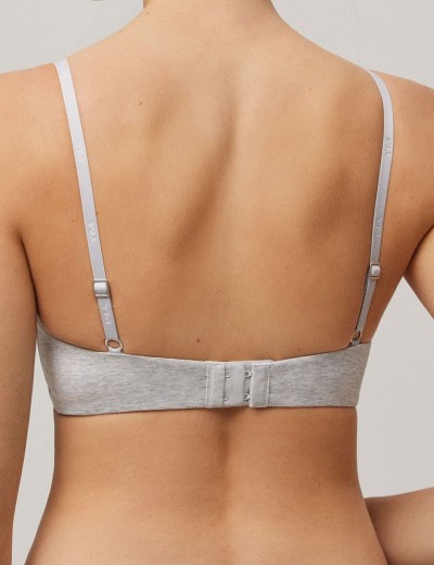 Хлопковый бюстгальтер Ysabel Mora 10044 COMFY светло-серый, Цвет: светло-серый, Размеры: 70C, изображение 2