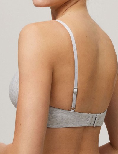 Хлопковый бюстгальтер Ysabel Mora 10044 COMFY светло-серый, Цвет: светло-серый, Размеры: 70C, изображение 3