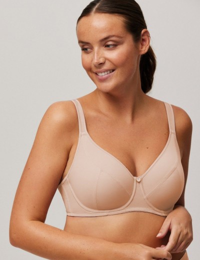 Бюстгальтер-минимайзер мягкий Ysabel Mora 10047 ESSENTIALS телесный, Цвет: телесный, Размеры: 90D, изображение 3