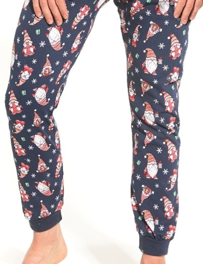 Мужская пижама Cornette 195 GNOMES 3, Цвет: джинс/красный, Размеры: M, изображение 4
