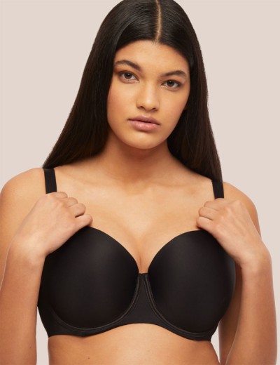 Бюстгальтер поролоновый гладкий Kinga HEIDI 861-BC черный, Цвет: черный, Размеры: 75C, изображение 3