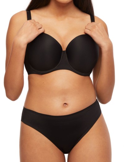 Бюстгальтер поролоновый гладкий Kinga HEIDI 861-BC черный, Цвет: черный, Размеры: 75C, изображение 2