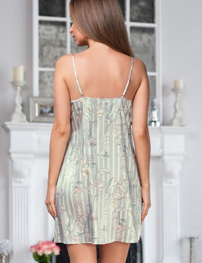 Сорочка атласная Mia-Amore KATRIN 8671, Цвет: фисташковый, Размеры: L, изображение 2