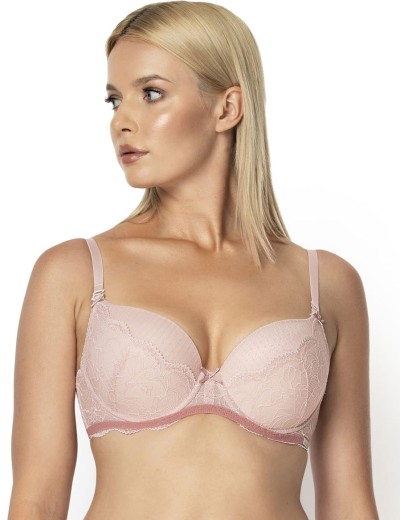 Бюстгальтер двойной пуш-ап Nipplex CHELO Double P-UP, Цвет: розовый, Размеры: 70D, изображение 3