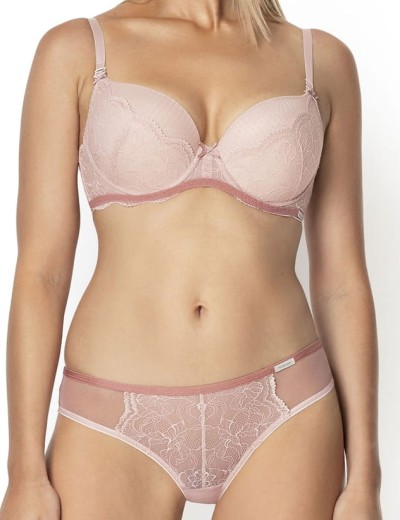 Бюстгальтер двойной пуш-ап Nipplex CHELO Double P-UP, Цвет: розовый, Размеры: 70D, изображение 2