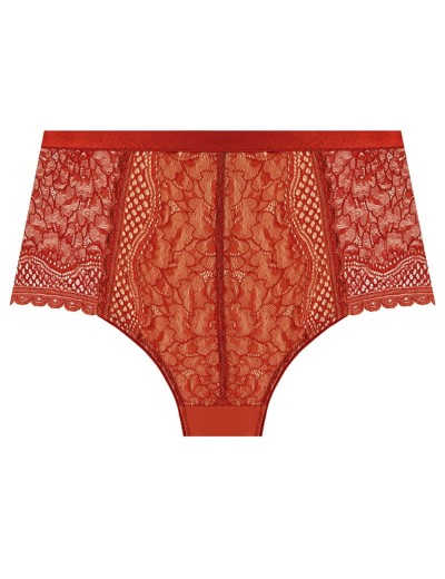 Высокие трусы слипы Nipplex CLARISA FIGI, Цвет: терракотовый, Размеры: L, изображение 4