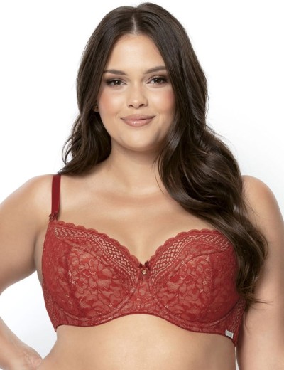 Поддерживающий бюстгальтер Nipplex CLARISA U, Цвет: терракотовый, Размеры: 70H, изображение 3