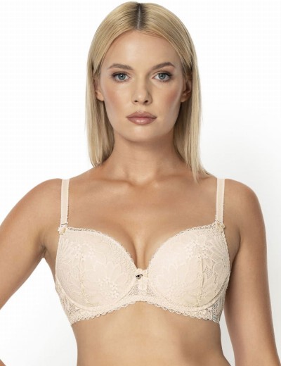 Формованный бюстгальтер пуш-ап Nipplex CARMELA P-UP экрю, Цвет: экрю, Размеры: 70E, изображение 3