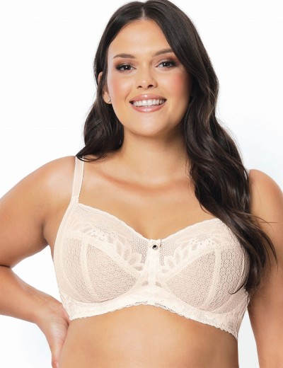 Мягкий бюстгальтер без косточек Nipplex CARMELA M экрю, Цвет: экрю, Размеры: 80D, изображение 3