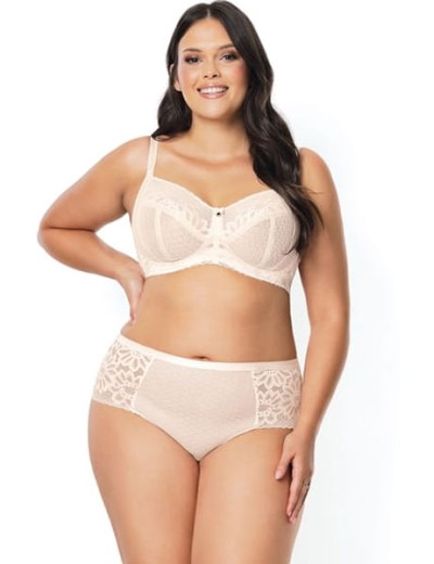 Высокие трусы слипы Nipplex CARMELA FIGI экрю, Цвет: экрю, Размеры: M, изображение 3