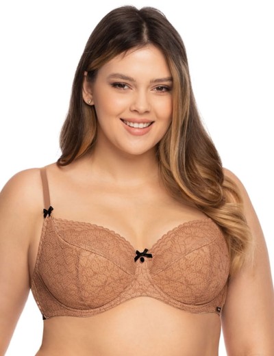 Полумягкий бюстгальтер Nipplex ELISABETH PU, Цвет: карамель, Размеры: 75G, изображение 3