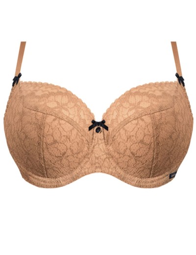 Полумягкий бюстгальтер Nipplex ELISABETH PU, Цвет: карамель, Размеры: 75G, изображение 4