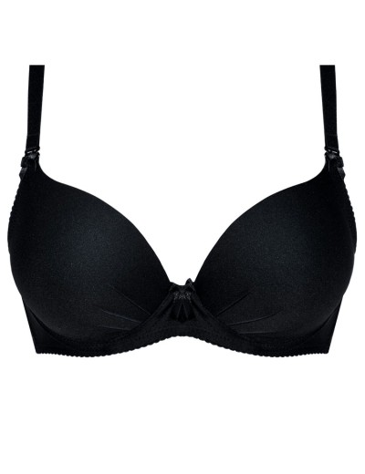 Гладкий бюстгальтер с двойным пуш-ап пуш-ап Nipplex LILI P-UP черный, Цвет: черный, Размеры: 70E, изображение 5