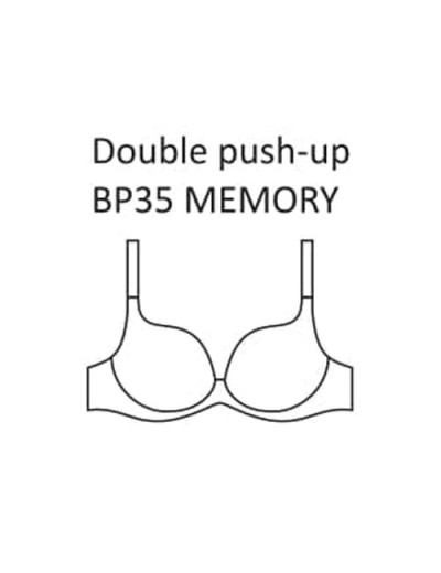 Гладкий бюстгальтер с двойным пуш-ап Nipplex LILI P-UP телесный, Цвет: телесный, Размеры: 85B, изображение 6