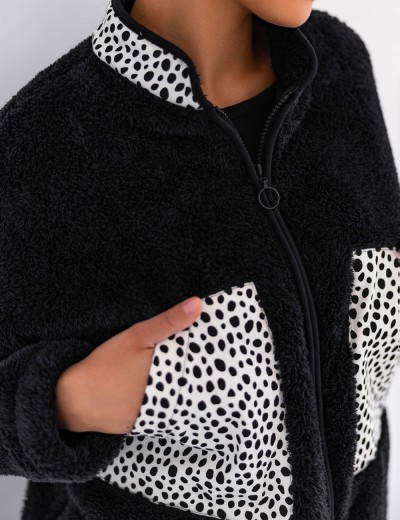 Теплая толстовка Sensis LUCKY BLUZA, Цвет: черный, Размеры: L/XL, изображение 4