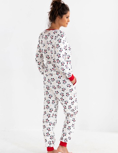 Домашний комбинезон Sensis PANDA KOMBINEZON, Цвет: белый, Размеры: L/XL, изображение 3