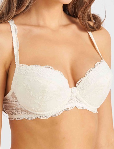 Бюстгальтер балконет пуш-ап VOVA SNEJANNA V54032 сумеречно-белый, Цвет: сумеречно-белый, Размеры: 85A, изображение 3