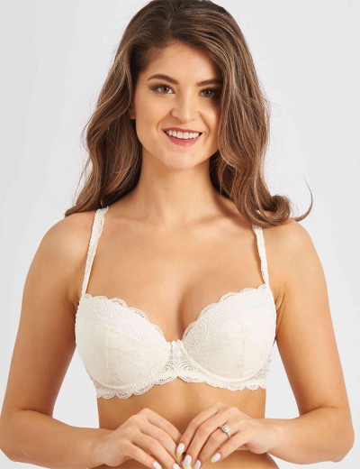 Бюстгальтер балконет пуш-ап VOVA SNEJANNA V54032 сумеречно-белый, Цвет: сумеречно-белый, Размеры: 85A, изображение 5