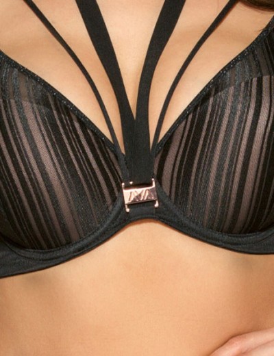 Формованный бюстгальтер с пуш-ап Ava 2018 U PUSH-UP, Цвет: черный, Размеры: 65D, изображение 4