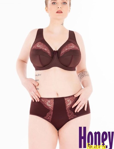 Бюстгальтер мягкий Honey H36-17-L махагон, Цвет: махагон, Размеры: 80F, изображение 3 Бюстгальтер мягкий Honey H36-17-L махагон, Цвет: махагон, Размеры: 80F, изображение 3