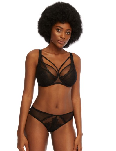 Мягкий кружевной бюстгальтер Kinga ALICE 931-SC черный, Цвет: черный, Размеры: 65G, изображение 7