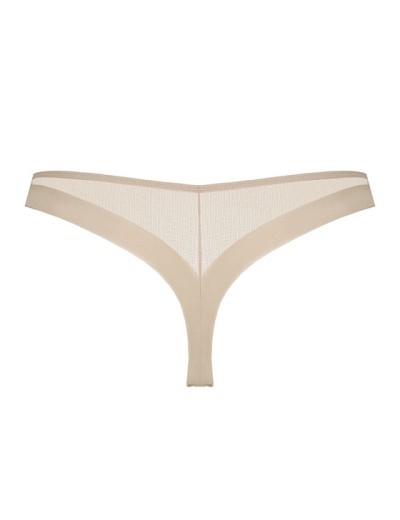 Гладкие трусики стринги Lormar PERIZOMA EXTRA nudo, Цвет: nudo (телесный), Размеры: M, изображение 4