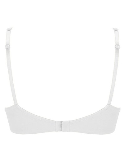 Гладкий бюстгальтер балконет Lormar PLUNGE SOFT bianco, Цвет: bianco (белый), Размеры: 85D, изображение 3