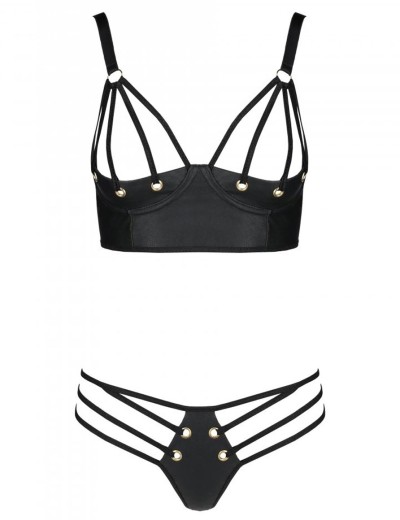 Сексуальный комплект Passion MALWIA BIKINI black, Цвет: черный, Размеры: 4XL/5XL, изображение 3