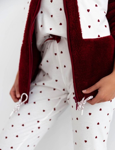 Теплая толстовка Sensis SIMONETTE BLEZER, Цвет: бордовый, Размеры: L/XL, изображение 3