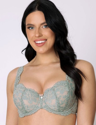 Бюстгальтер балконет тюльпан Subtille BELLA full cup оливковый, Цвет: оливковый, Размеры: 65H, изображение 2