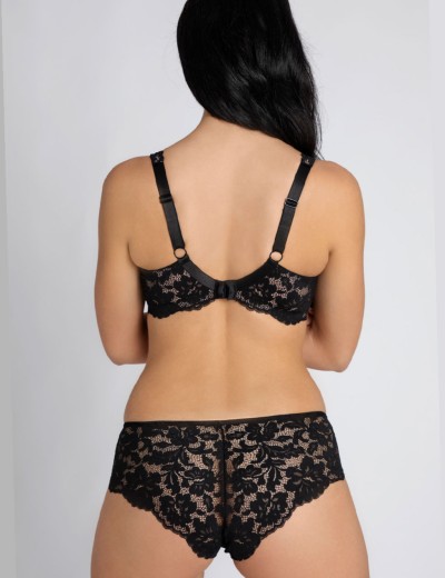 Бюстгальтер балконет тюльпан Subtille BELLA full cup черно-бежевый, Цвет: черный+беж, Размеры: 70H, изображение 6